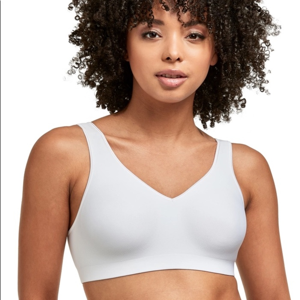 White Bra 2-pack Comfy t-shirt bras wire free